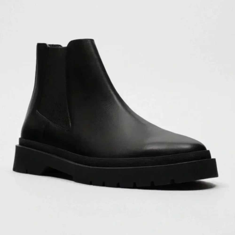 Zara men leather